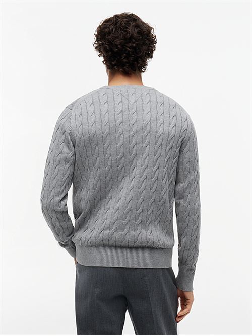 classic cotton cable crew neck TOMMY HILFIGER | MW0MW33132P91